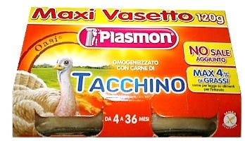 Image of Plasmon Omogenizzato Tacchino 2 Vasetti da 120 g